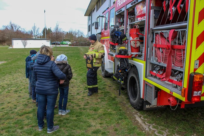 Brandschutzerziehung in der Grundschule in Barleben
